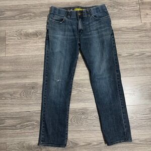 Lee Extreme Motion‎ Men Jeans 32x30 Straight Fit Tapered Leg Blue Denim